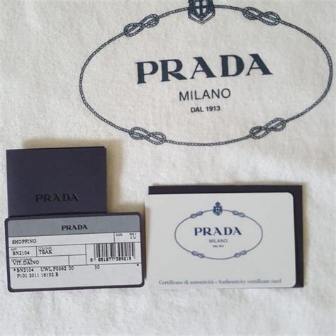 prada certificate card check|prada handbags authentication.